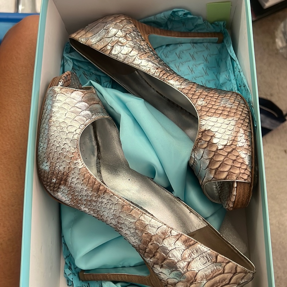 Heels marciano leather